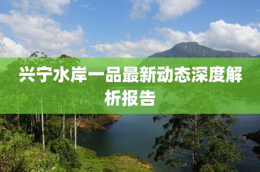 興寧水岸一品最新動(dòng)態(tài)深度解析報(bào)告