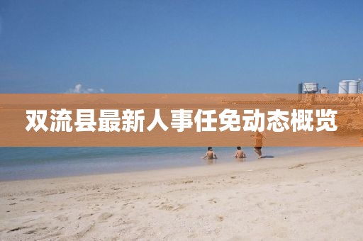 雙流縣最新人事任免動態(tài)概覽