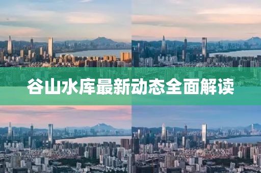 谷山水庫(kù)最新動(dòng)態(tài)全面解讀