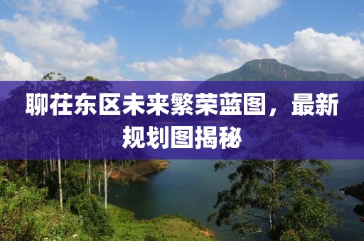 聊茌東區(qū)未來繁榮藍圖，最新規(guī)劃圖揭秘