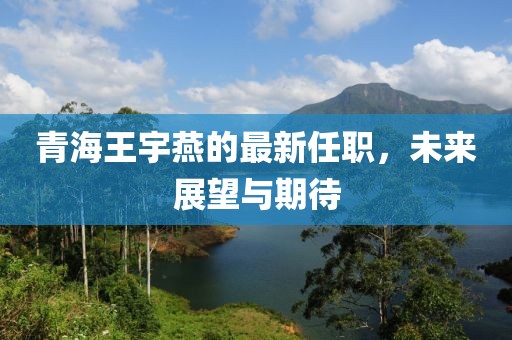 青海王宇燕的最新任職，未來展望與期待