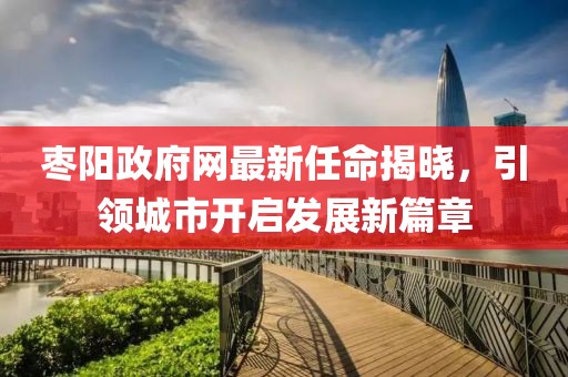 棗陽政府網(wǎng)最新任命揭曉，引領(lǐng)城市開啟發(fā)展新篇章