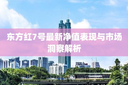 東方紅7號最新凈值表現(xiàn)與市場洞察解析