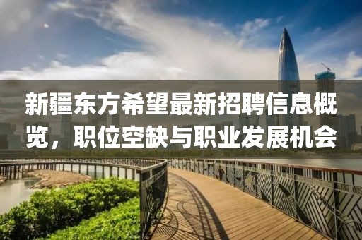 新疆東方希望最新招聘信息概覽，職位空缺與職業(yè)發(fā)展機會