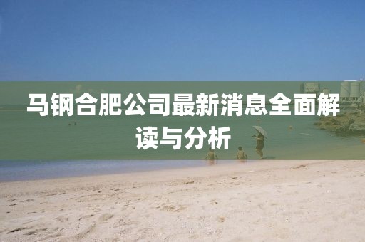 馬鋼合肥公司最新消息全面解讀與分析