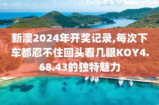 新澳2024年開獎記錄,每次下車都忍不住回頭看幾眼KOY4.68.43的獨特魅力