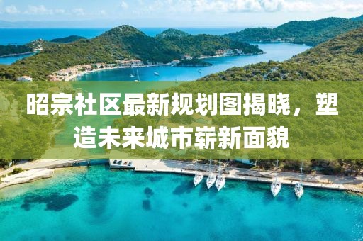 昭宗社區(qū)最新規(guī)劃圖揭曉，塑造未來城市嶄新面貌