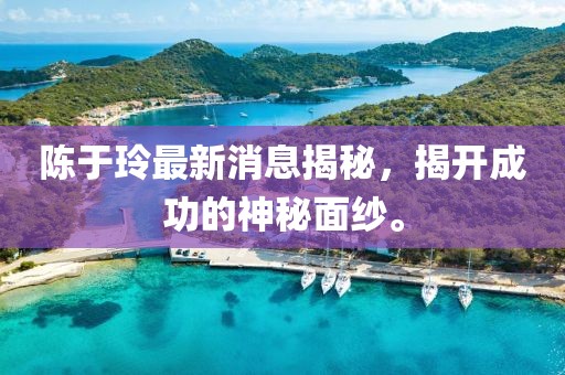 陳于玲最新消息揭秘，揭開成功的神秘面紗。