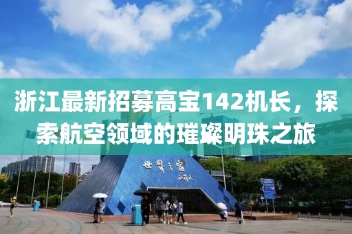 浙江最新招募高寶142機(jī)長，探索航空領(lǐng)域的璀璨明珠之旅