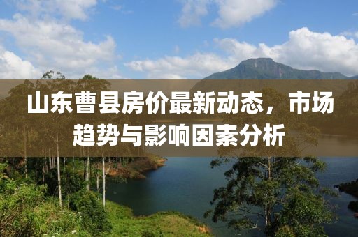 山東曹縣房價最新動態(tài)，市場趨勢與影響因素分析