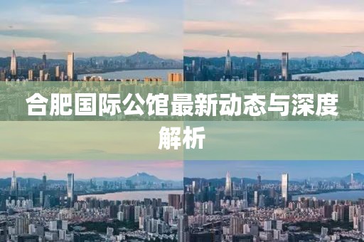 合肥國(guó)際公館最新動(dòng)態(tài)與深度解析