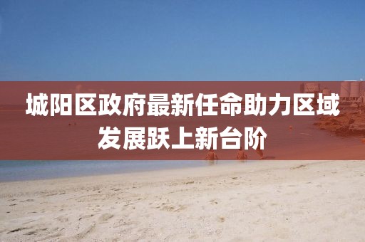 城陽區(qū)政府最新任命助力區(qū)域發(fā)展躍上新臺階