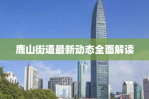 鹿山街道最新動態(tài)全面解讀