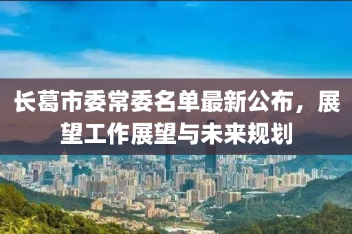 長葛市委常委名單最新公布，展望工作展望與未來規(guī)劃