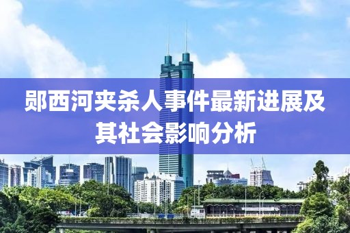 鄖西河夾殺人事件最新進展及其社會影響分析