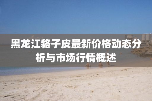 黑龍江貉子皮最新價格動態(tài)分析與市場行情概述