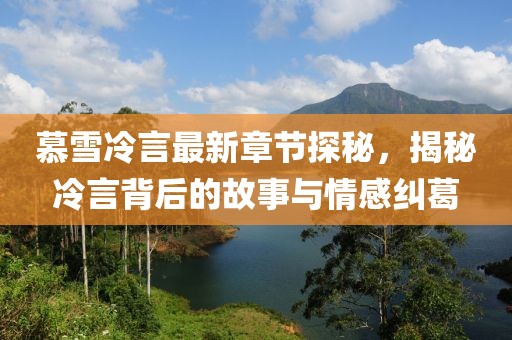 慕雪冷言最新章節(jié)探秘，揭秘冷言背后的故事與情感糾葛