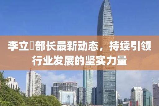 李立囯部長最新動(dòng)態(tài)，持續(xù)引領(lǐng)行業(yè)發(fā)展的堅(jiān)實(shí)力量