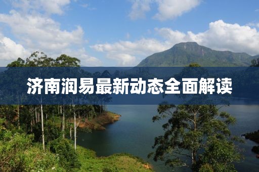 濟南潤易最新動態(tài)全面解讀