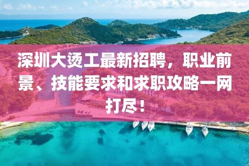 深圳大燙工最新招聘，職業(yè)前景、技能要求和求職攻略一網(wǎng)打盡！