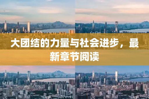 大團(tuán)結(jié)的力量與社會(huì)進(jìn)步，最新章節(jié)閱讀