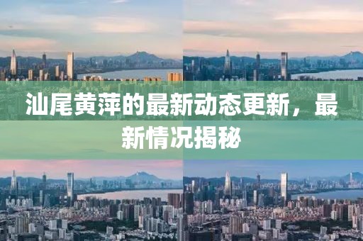 汕尾黃萍的最新動(dòng)態(tài)更新，最新情況揭秘
