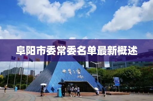 阜陽(yáng)市委常委名單最新概述