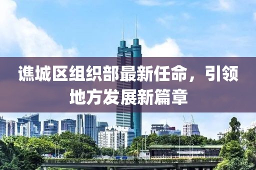譙城區(qū)組織部最新任命，引領(lǐng)地方發(fā)展新篇章