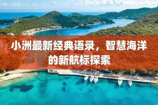 小洲最新經(jīng)典語錄，智慧海洋的新航標探索