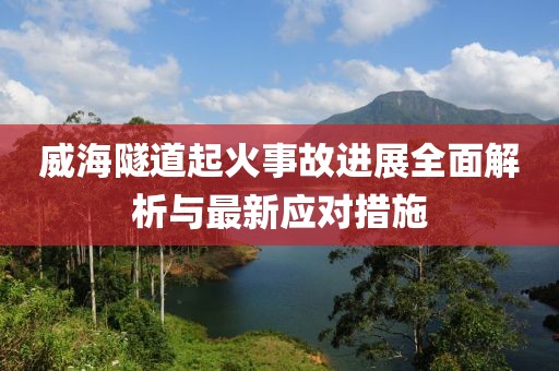 威海隧道起火事故進(jìn)展全面解析與最新應(yīng)對(duì)措施