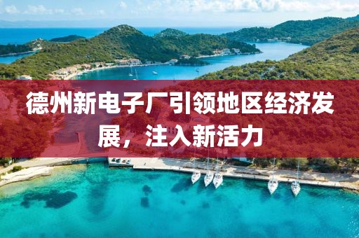 德州新電子廠引領地區(qū)經濟發(fā)展，注入新活力