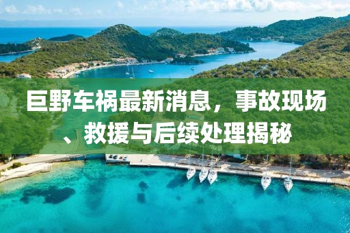 巨野車禍最新消息，事故現(xiàn)場、救援與后續(xù)處理揭秘