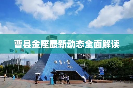 曹縣金座最新動態(tài)全面解讀