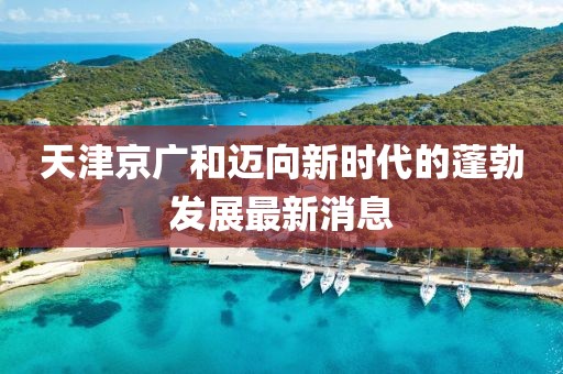 天津京廣和邁向新時(shí)代的蓬勃發(fā)展最新消息