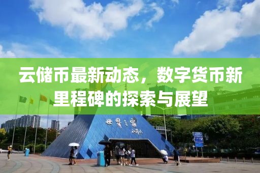 云儲幣最新動態(tài)，數(shù)字貨幣新里程碑的探索與展望