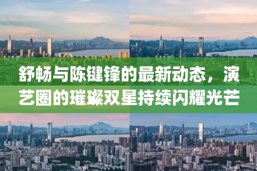 舒暢與陳鍵鋒的最新動態(tài)，演藝圈的璀璨雙星持續(xù)閃耀光芒