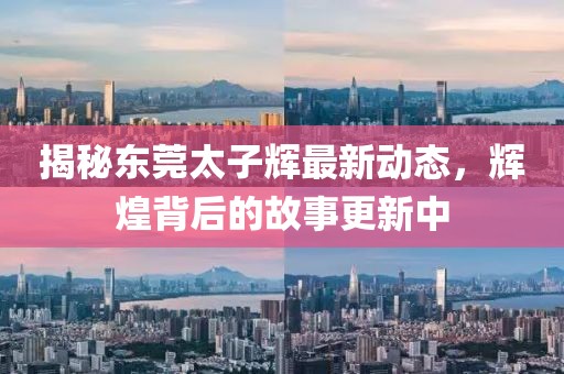 揭秘東莞太子輝最新動態(tài)，輝煌背后的故事更新中