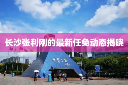 長(zhǎng)沙張利剛的最新任免動(dòng)態(tài)揭曉