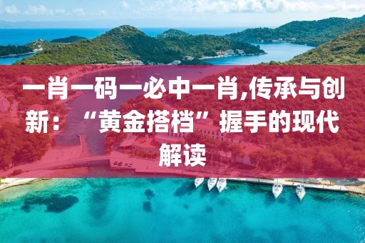 一肖一碼一必中一肖,傳承與創(chuàng)新：“黃金搭檔”握手的現(xiàn)代解讀