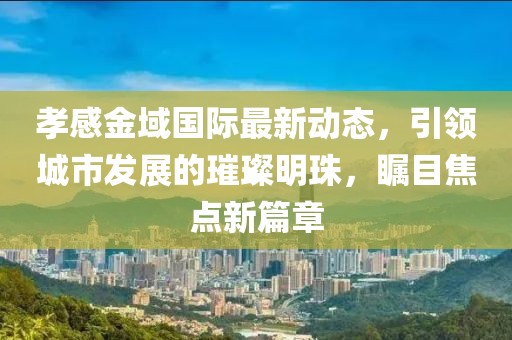 孝感金域國際最新動態(tài)，引領(lǐng)城市發(fā)展的璀璨明珠，矚目焦點新篇章