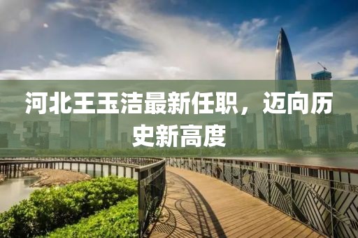 河北王玉潔最新任職，邁向歷史新高度