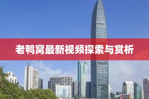 老鴨窩最新視頻探索與賞析