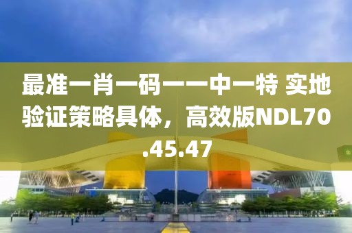 最準(zhǔn)一肖一碼一一中一特 實(shí)地驗(yàn)證策略具體，高效版NDL70.45.47