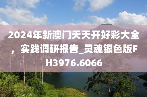 2024年新澳門天天開好彩大全，實踐調研報告_靈魂銀色版FH3976.6066